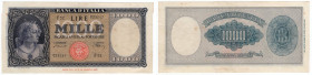 Repubblica Italiana - 1000 Lire - Contrassegno: Medusa - Firme: Einaudi/Urbini - Emissione: 20/03/1947 - Crapanzano 467 - Pieghe, macchie

BB

SPE...