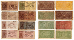 Regno d'Italia - Lotto di 8 banconote da 1 e 2 Lire - anni vari

MB-BB

SPEDIZIONE SOLO IN ITALIA - SHIPPING ONLY IN ITALY