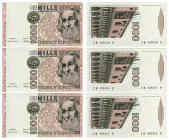 Repubblica Italiana - Lotto di 3 banconote da 1000 Lire Marco Polo - 1983 - consecutive - Gig. (Bugani) BI 57B

qFDS-FDS

SPEDIZIONE IN TUTTO IL M...