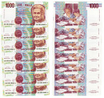 Repubblica Italiana - Lotto di 6 banconote da 1000 Lire Montessori - consecutive

FDS

SPEDIZIONE IN TUTTO IL MONDO - WORLDWIDE SHIPPING