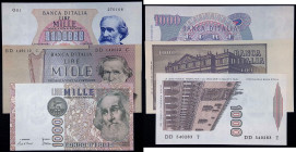 Repubblica Italiana - Lotto di 3 banconote da 1000 Lire - anni vari e tipologie varie

FDS

SPEDIZIONE IN TUTTO IL MONDO - WORLDWIDE SHIPPING