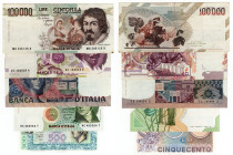 Repubblica Italiana - Lotto di 5 banconote - anni e nominali vari

da MB/BB a qFDS

SPEDIZIONE IN TUTTO IL MONDO - WORLDWIDE SHIPPING
