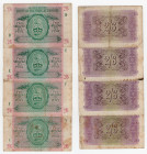 Lotto n.4 banconote - Occupazione Inglese in Italia - 2 Shilling/6 Pence 1943 - Crapanzano n.OS27 - Pieghe 

med. BB

SPEDIZIONE SOLO IN ITALIA - ...