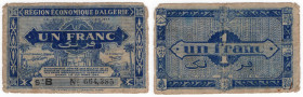 Algeria - 1 Franco 1944 - P#98 - Pieghe, macchie

MB

SPEDIZIONE SOLO IN ITALIA - SHIPPING ONLY IN ITALY