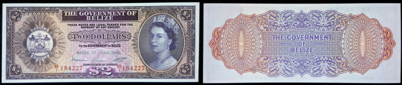 Belize - Elizabeth II (1952-2022) - 2 Dollars 01/06/1975 - P# 34b

SUP

SPED...