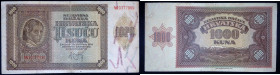Croazia - Stato Indipendente di Croazia - 1000 Kuna 1941 - P# 4 - Pieghe / Macchie

BB

SPEDIZIONE SOLO IN ITALIA - SHIPPING ONLY IN ITALY