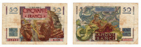 Francia - Governo Provvisorio della Repubblica Francese (1944-1946) - 50 Franchi 1949 - P#127b

qBB

SPEDIZIONE SOLO IN ITALIA - SHIPPING ONLY IN ...