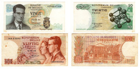 Belgio - Lotto di 2 banconote da 50 Franchi 1966 e 20 Franchi 1964 - anni vari

MB-BB

SPEDIZIONE IN TUTTO IL MONDO - WORLDWIDE SHIPPING