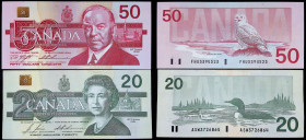 Canada - Elizabeth II (1952-2022) - Lotto di 2 banconote: 50 Dollars 1988; 20 Dollars 1991

da SPL a SUP+

SPEDIZIONE SOLO IN ITALIA - SHIPPING ON...