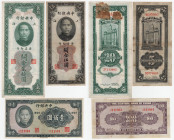 Cina - Lotto di 3 banconote - 5 Customs Gold 1930, 20 Customs Gold 1930 - 100 Yuan 1941 - Pieghe, macchie

BB

SPEDIZIONE SOLO IN ITALIA - SHIPPIN...