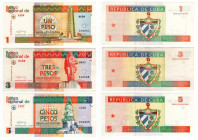Cuba - Lotto n.3 Banconote composto da: 1, 3, 5 Pesos Convertibles 1994 - P#FX37, FX38, FX39

med.qSPL

SPEDIZIONE IN TUTTO IL MONDO - WORLDWIDE S...