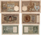 Jugoslavia - Lotto di 3 Banconote composto da: 50 Dinara 1931, 20 Dinara 1936, 10 Dinara 1939

med.qBB

SPEDIZIONE SOLO IN ITALIA - SHIPPING ONLY ...