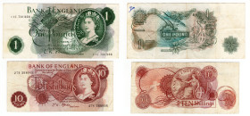 Regno Unito - Lotto di 2 banconote da 10 Shillings e 1 Pound - anni vari

BB

SPEDIZIONE IN TUTTO IL MONDO - WORLDWIDE SHIPPING