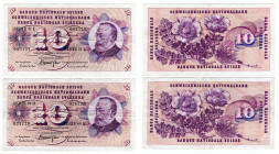 Svizzera - Lotto di 2 banconote da 10 Franchi 1970

BB

SPEDIZIONE IN TUTTO IL MONDO - WORLDWIDE SHIPPING