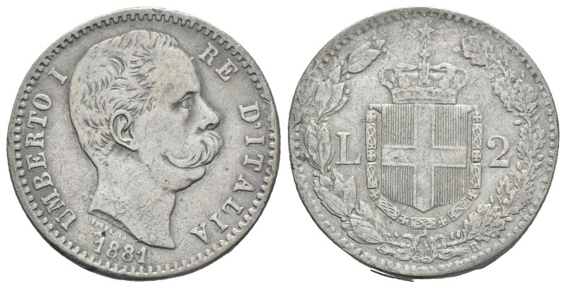 FALSO - Regno d'Italia - Umberto I - (1878-1900) - 2 Lire 1881 - gr. 7,61

SPE...