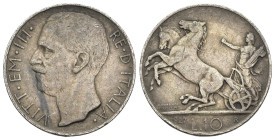FALSO - Regno d'Italia - Vittorio Emanuele III - 10 Lire Biga 1927 - 9,91 g

SPEDIZIONE SOLO IN ITALIA - SHIPPING ONLY IN ITALY