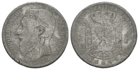 FALSO - Belgio - Leopoldo II - 1 Franco 1866 - 6,73 g

SPEDIZIONE SOLO IN ITALIA - SHIPPING ONLY IN ITALY