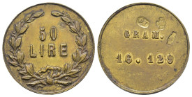Peso Monetale - Italia - 50 Lire - Punzoni vari - gr. 16,14

qSPL

SPEDIZIONE SOLO IN ITALIA - SHIPPING ONLY IN ITALY