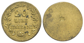 Peso Monetale - Italia - 20 Lire Italiane - gr. 6,45

SPL

SPEDIZIONE SOLO IN ITALIA - SHIPPING ONLY IN ITALY