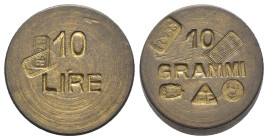 Peso Monetale - Italia - 10 Lire - Punzoni vari - gr. 10

SPL+

SPEDIZIONE SOLO IN ITALIA - SHIPPING ONLY IN ITALY