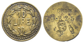 Peso Monetale - Italia - 10 Lire - Punzoni vari - gr. 3,21

qSPL

SPEDIZIONE SOLO IN ITALIA - SHIPPING ONLY IN ITALY