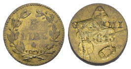 Peso Monetale - Italia - 5 Lire - Punzoni vari - gr. 1,62

BB+

SPEDIZIONE SOLO IN ITALIA - SHIPPING ONLY IN ITALY