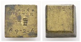 Peso Monetale - Quadrato - Doppia Spagna - Punzoni Vari - gr. 26,89

BB

SPEDIZIONE SOLO IN ITALIA - SHIPPING ONLY IN ITALY