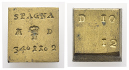 Peso Monetale - Spagna - Punzoni vari - gr. 13,45

BB+

SPEDIZIONE SOLO IN ITALIA - SHIPPING ONLY IN ITALY