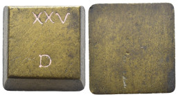 Peso Monetale - Punzoni "XXV" "D" - gr. 25,17

BB

SPEDIZIONE SOLO IN ITALIA - SHIPPING ONLY IN ITALY