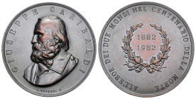 Medaglia per ilCentenerio della Morte di Giuseppe Garibaldi 1882-1982 - opus: Seregni - AE - 98,90 g; Ø 59 mm

SPEDIZIONE IN TUTTO IL MONDO - WORLDW...