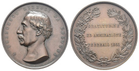 Medaglia a nome di Francesco Rizzoli da Bologna - 1865 - opus Pieroni - Ae - 94,9 gr; 55 mm

BB 

SPEDIZIONE SOLO IN ITALIA - SHIPPING ONLY IN ITA...