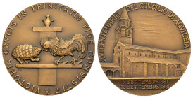 Medaglia XVI° Centenario del Concilio di Aquileia - 12 Settembre 1981 - opus: Teruggi - AE - 23,57 g; Ø 40 mm

FDC

SPEDIZIONE IN TUTTO IL MONDO -...