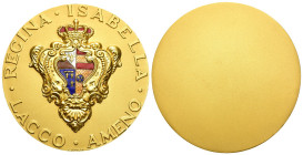 Medaglia uniface per il Regina Isabella, Lacco Ameno - opus: Johnson - AE dorato - 144,31 g; Ø 69 mm - bustina orginile Johnson

SPEDIZIONE IN TUTTO...