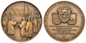 Medaglia Cicolo Filatelico Numismatico Montagnana 2005 - opus: Teruggi, Johnson - AE - 61,33 g; Ø 50 mm

SPL/FDC

SPEDIZIONE IN TUTTO IL MONDO - W...