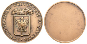 Medaglia uniface Amministrazione Provinciale di Ravenna - AE - 27,97 g; Ø 44 mm

SPEDIZIONE IN TUTTO IL MONDO - WORLDWIDE SHIPPING