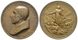 Pio XII (1939-1958) - Medaglia 1950 celebrativa della proclamazione ,durante l'anno Santo, del dogma dell'Assunzione di Maria Vergine al cielo - AE - ...