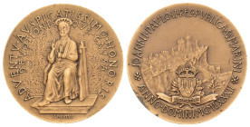 Medaglia 1982 visita di Giovanni Paolo II a San Marino - opus: Giampaoli, Johnson - AE - 23,39 g; Ø 40 mm

qFDC

SPEDIZIONE IN TUTTO IL MONDO - WO...