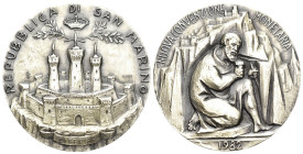San Marino - medaglia Nuova Convenzione Monetaria 1982 - Ag (800) gr. 29,91; Ø mm 40

SPL/FDC

SPEDIZIONE IN TUTTO IL MONDO - WORLDWIDE SHIPPING