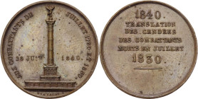 Francia - Medaglia Ai combattenti del luglio 1789 e 1830 - 28 Luglio 1840 - AE - 8,34 g; Ø 26 mm

SPEDIZIONE SOLO IN ITALIA - SHIPPING ONLY IN ITALY...