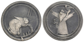 Medaglia VIII° Centenario della nascita di Sant'Antonio di Padova a Lisbona nel 1195 - 1995 - opus: H. Batista - 29,83 g; Ø 40 mm

SPL

SPEDIZIONE...