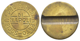 Gettone della "Società pel Risanamento di Napoli" - gr. 5,37; mm 21

SPEDIZIONE SOLO IN ITALIA - SHIPPING ONLY IN ITALY