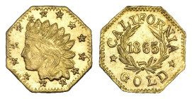 Stati Uniti d'America - Gettone d'oro ottagonale 1865 - California - gr. 0,19

FDC

SPEDIZIONE SOLO IN ITALIA - SHIPPING ONLY IN ITALY