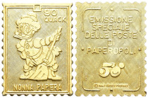 Placchetta 50° anniversario Paperopoli - Nonna Papera - Ø 41x31 mm

SPEDIZIONE IN TUTTO IL MONDO - WORLDWIDE SHIPPING