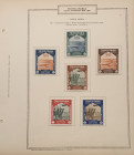 Tripolitania, regione occidentale della Libia - 1934 - francobolli per posta aerea commemorativi della II° Mostra d'Arte Coloniale di Napoli - 6 esemp...