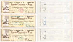 Cassa Rurale di Taio - Lotto di 3 assegni

SPEDIZIONE IN TUTTO IL MONDO - WORLDWIDE SHIPPING