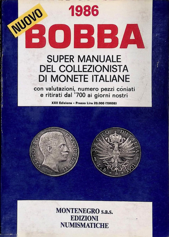 Bobba - Manuale del collezionista - Monete Italiane 1986