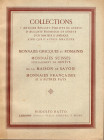 RATTO R. – Lugano, 9 – Octobre, 1934. Collection Antoine Benassy – Philippe de Geneva – August Roehrich de Geneva – d’un amateur d’Amerique ainsi que ...