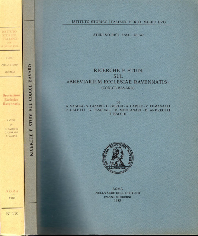 AA.-VV. - Breviarium ecclesiae ravennatis ( Codice Bavaro) secoli VII - X. + Ric...