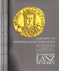 LANZ NUMISMATIK. Lotto di 4 cataloghi n 146-147-149-150. 2009\2010. ( monete antiche, medioevali ecc.) ottimo stato