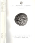 JACQUIER P. F. - lotto di 5 cataloghi n 25-26-29-30-34. con ill. b\n ottimo stato. buona documentazione di monete greche e romane